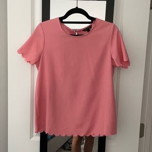Scalloped blouse